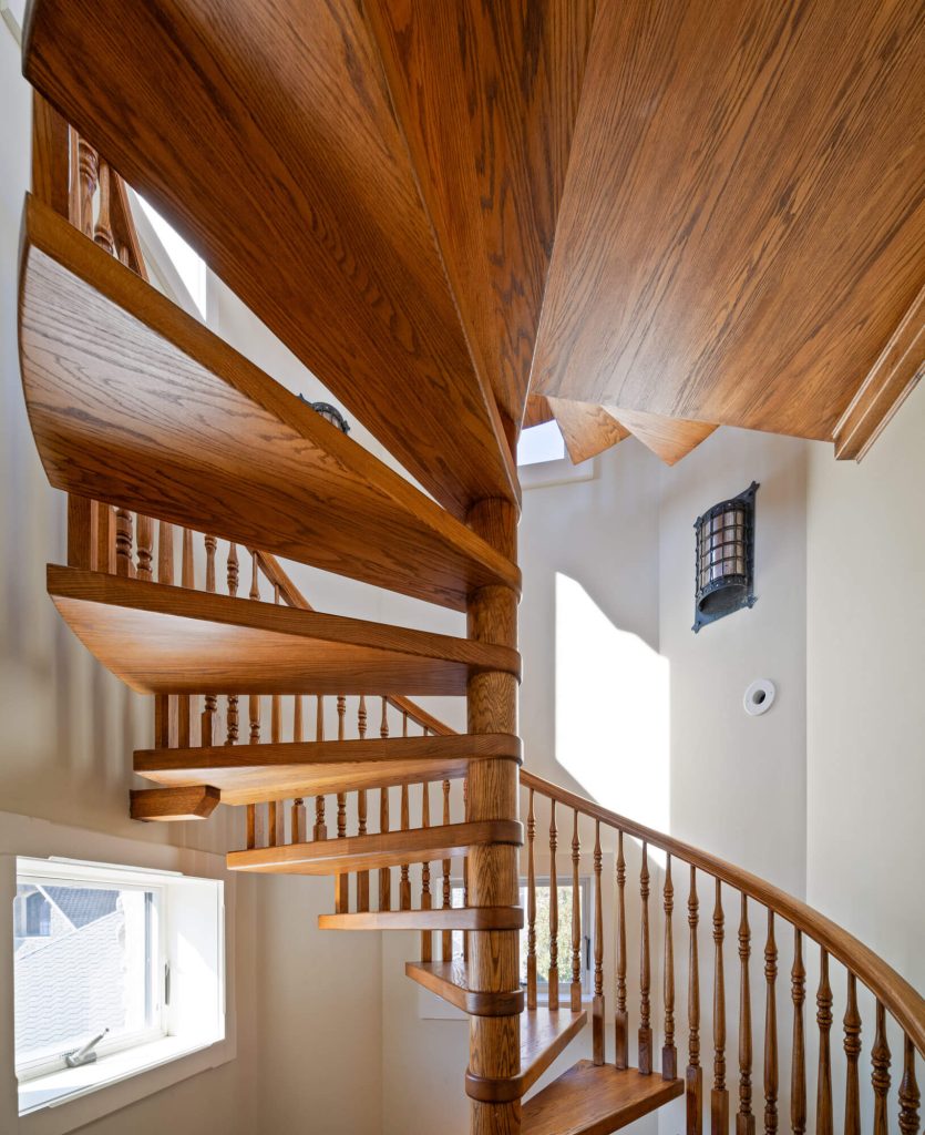 Greenwood Lake Castle interior photos tower stairs