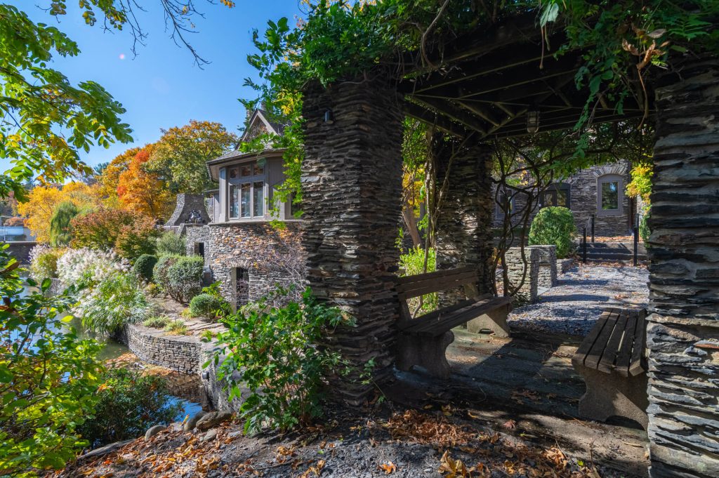 Greenwood Lake Castle exterior photos back of the property 