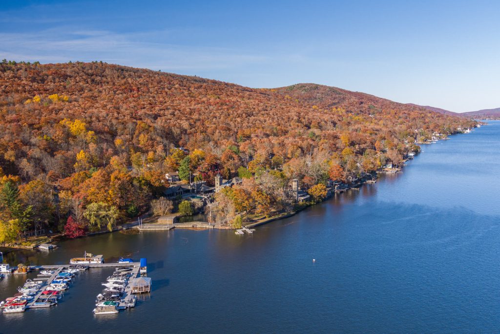 Greenwood Lake Castle Drone photos