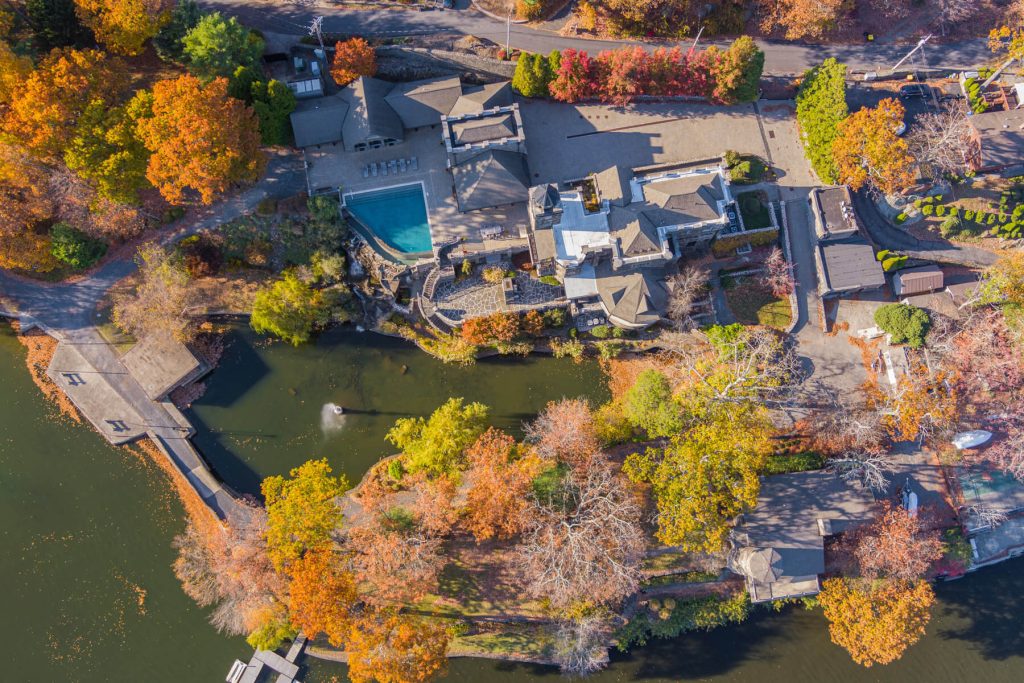 Greenwood Lake Castle Drone photos