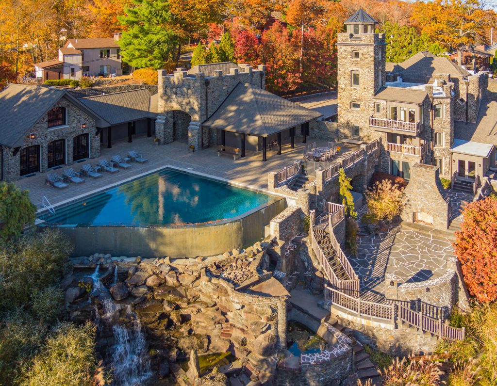 Greenwood Lake Castle Drone photos